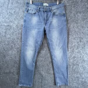 Smith & Mills Jeans Mens 34 Stretch Slim Classic Cropped